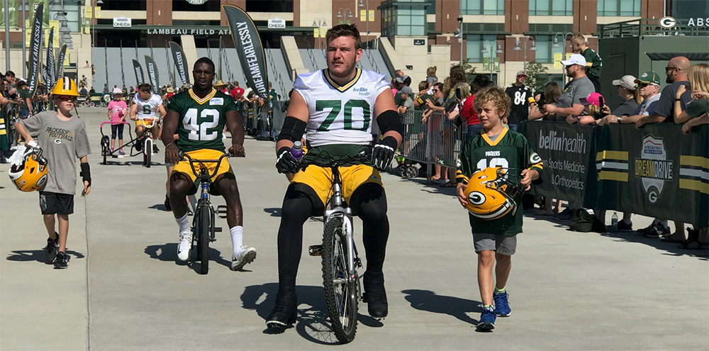 Experience the Packers Training Camp Bike Tradition