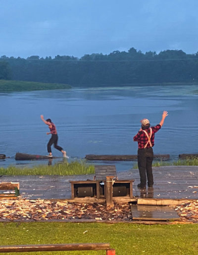 Fred Scheers Lumberjack Show Experience