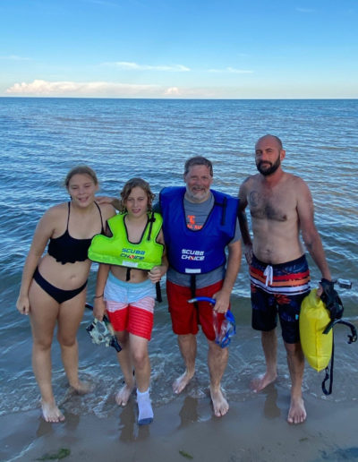 Snorkeling Door County Shiwrecks in Jacksonport, WI