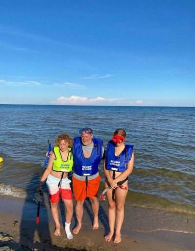 Snorkeling Door County Shiwrecks in Jacksonport, WI