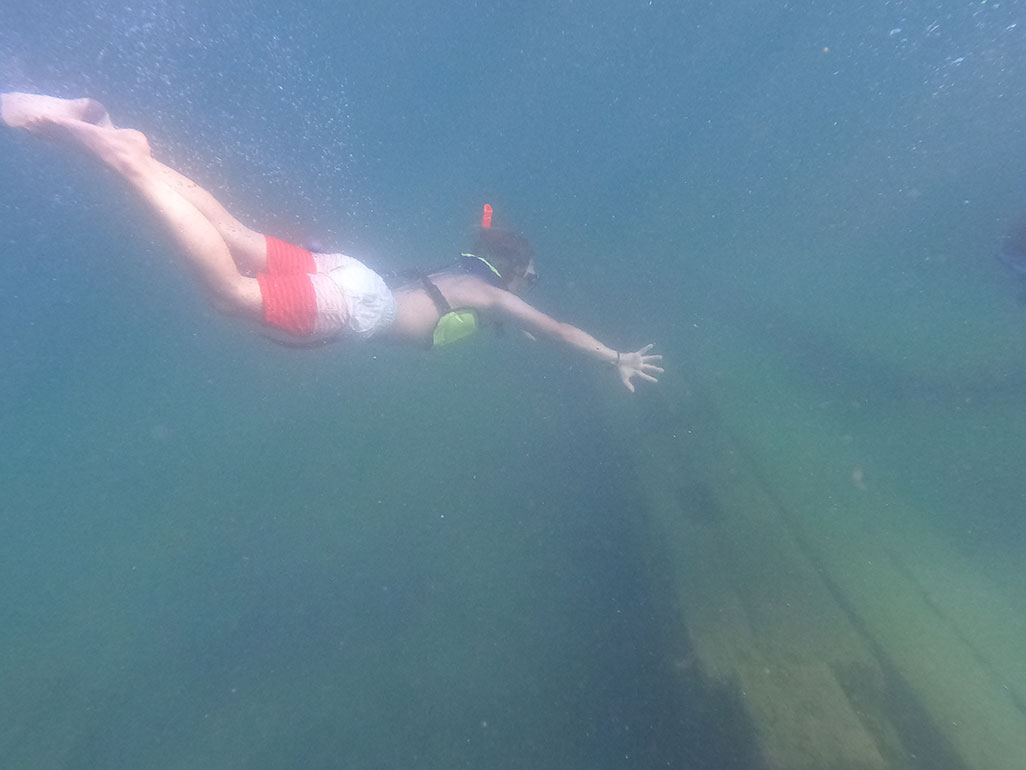 Snorkeling Door County Shiwrecks in Jacksonport, WI