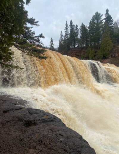 Gooseberry Falls on the North Shore of Lake Superior near Duluth, MN.