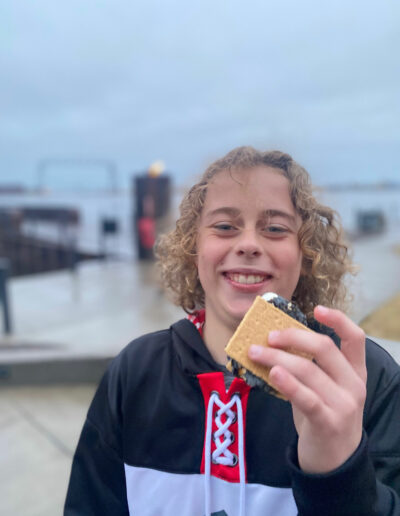 S'mores at the Pier B Resort in Duluth, MN