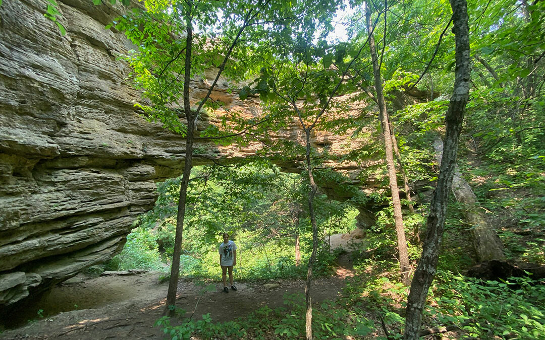 Natural Bridge State Park in Wisconsin