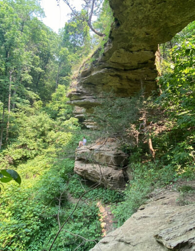 Natural Bridge State Park in the Driftless Region of Wisconsin