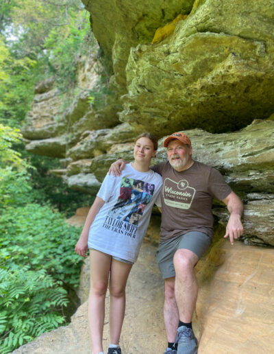 Natural Bridge State Park in the Driftless Region of Wisconsin