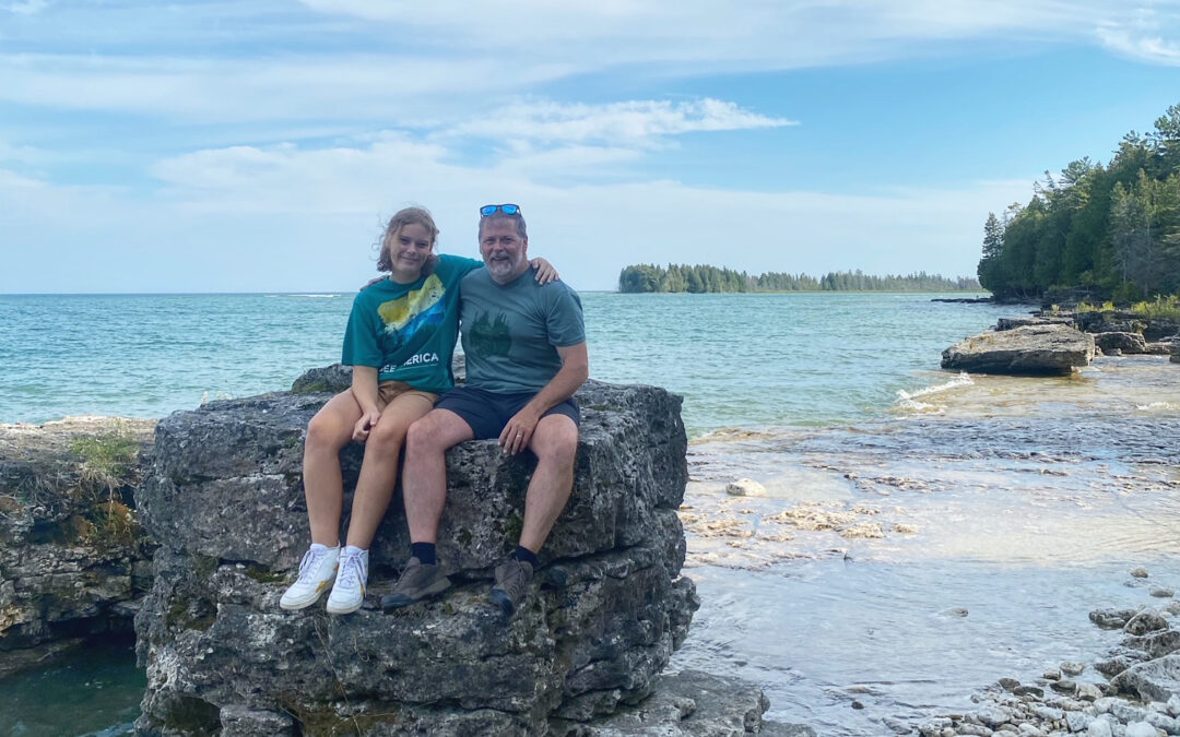 Toft Point Nature Area in Door County Wisconsin