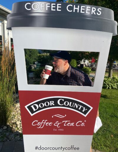 Door County Coffee Tour - Selfie Station