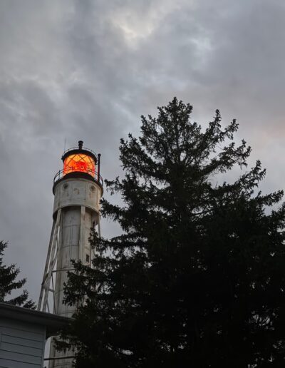 Sturgeon Bay Pierhead lighthouse, one of many Door County Lighthouses