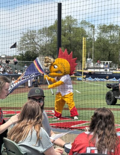 Kenosha Kingfish Baseball Mascot Elvis