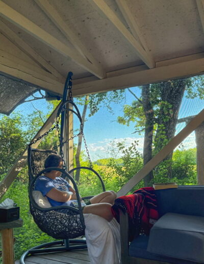 Camp Kettlewood Screened in Porch CHair