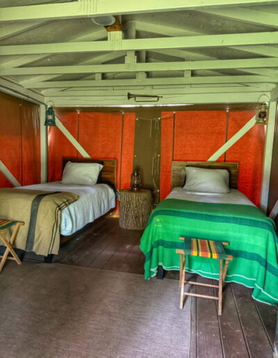 Camp Kettlewood Screened Twin Beds